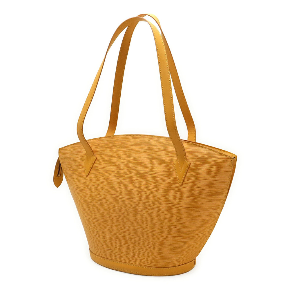 Louis Vuitton Shopping Bag Shoulder Epi Jacques Tote Yellow Tassili Saint
